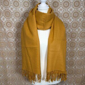 Gorgeous Vintage Mustard Scarf/Wrap